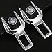 Guzetop 2Pcs Universal Alloy Car Safety Seat Belt Plug Clip Interior for Mercedes-Benz