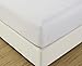 Mellanni Twin XL Fitted Sheet - Iconic Collection Bedding Sheets with up to 16 inch Deep Pocket - Soft & Cooling - Fade & Stain Resistant - 1 PC (Twin XL, White)