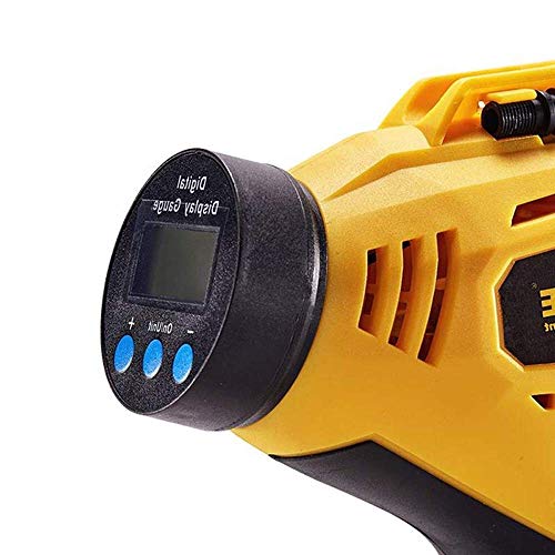 XAJGW Cordless Digital Tyre Inflator Pump Handheld Battery Operated