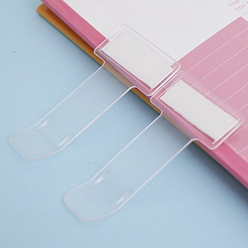 WSERE 5 Pieces Transparent Car Parking Ticket Holder Clip Car Windshield Windscreen Tickets Holder with Adhesive Tape - Thumbnail 7