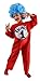 Dr. Seuss Thing 1 and 2 Kids Costume Jumpsuit and Wig (M 8-10)