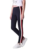 Sunview SVG Women's Color Block Stripe Contrast Pants for Golf Slim Fit Casual Leggings