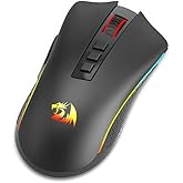 Mouse Gamer Redragon Cobra Pro RGB, Wireless, Sem Fio, 16000DPI, 8 Botões Programáveis, USB 2.4G - M711 Pro