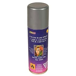 Washable silver hairspray