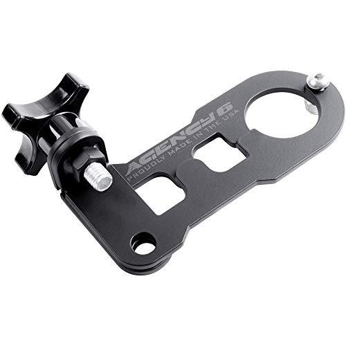 Agency 6Jack Handle Keeper for Hi-Lift Jacks - No Splitting, Cracking, or Replacing - 304 Stainless Steel, Coated Black - Proudly Made in The USA with US Certified Materials