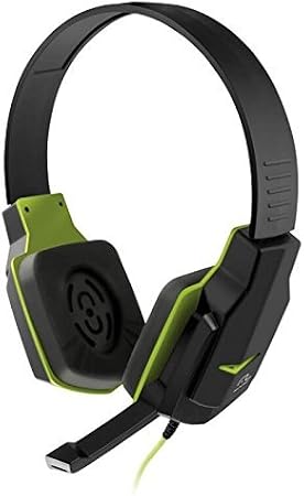 Fone De Ouvido Headset Gamer Verde Controle Fone De Ouvido Headset Gamer Verde Controle