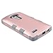 ULAK LG G4 Case, 3 in 1 Shield Shock Absorbing Case with Hybrid Cover Soft Silicone + Hard PC Material Design for LG G4 (5.5
