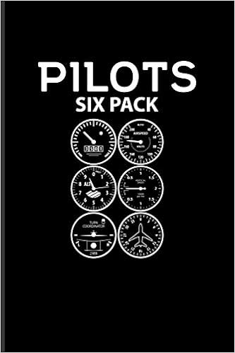 Buy Pilots Six Pack Funny Captains Quote Journal For Flight Instructors Aviators Jet Flying Cockpit Piloting Airplane Fans 6x9 100 Blank Lined Pages Book Online At Low Prices In