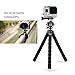 KCOOL Octopus Style Portable and Adjustable Tripod Stand Holder for iPhone, Cellphone,Camera with Universal Clip and Remote (Black)