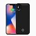 iPhone X Battery Case, ZTESY iPhone X 5000mAh Capacity Extended Charger Case Rechargeable Charging Case with Kickstand for iPhone X -Black