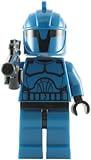 Lego Star Wars Mini Figure Clone Wars - Senate Commando with Blaster Rifle (Approximately 45mm tall)