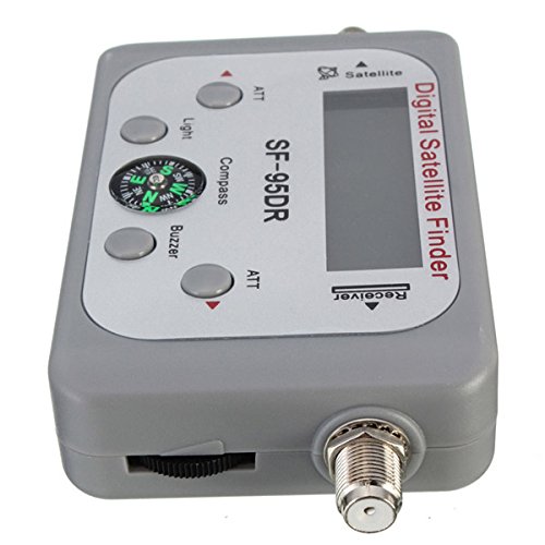 SF-95DR Digital Satellite Signal Meter Finder Dish Network Directv FTA BUZZER with Compass - Thumbnail 3