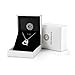 Billie Bijoux 925 Sterling Silver Infinity Double Heart Necklace Endlessness Love Platinum Plated Diamond Pendant Gift for Women Mother's Day (Only You)