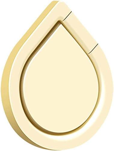 Zinc Alloy Phone Finger Ring Stand &amp; Grip for All Phones (iPhone 7/ iPhone 7 Plus / Samsung Galaxy S8 / Galaxy Note 8) 360° Grip sold by PetePetePete (Gold)
