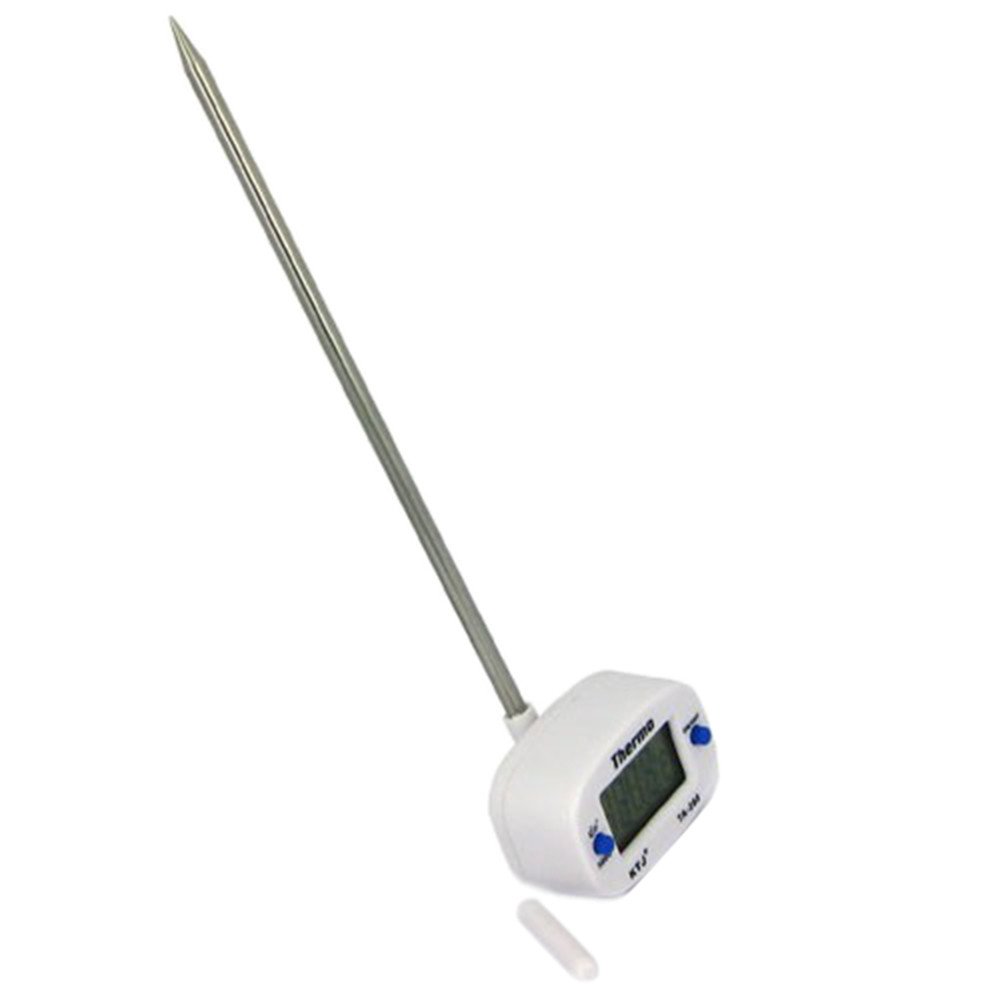 Houshelp Digital Meat Thermometer Instant Read Cooking Thermometer for Outdoor Cooking BBQ Digital Food Thermometer White