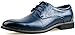 LIYZU Men's Leather Lace Up Modern Dress Oxford Shoes