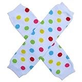 Rainbow Lots of Polka Dots (Clown) - Leg Warmers - Infant, Baby, Toddler, Girl