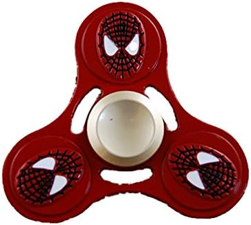 IRIDA The Anti-Anxiety 360 Spinner Helps Focusing Fidget Toy [3D Figit] Tri-Spinner EDC Focus Toy for Kids &amp; Adults - Best Stress Reducer Relieves ADHD Anxiety Boredom Metal Bearing (Spider-Man)