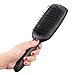 Hair Brush-Magic Detangling Brush, Professional Detangler Bristles-No Tangle Comb for Natural, Mixed, Wigs, Extensions, Curly, Thick, Long, Wavy Hair, Jade Black by HeyBeauty