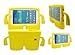 Tab 3, 7, Tab 4 Case, Kids Shock Proof Foam Case Cover Stand for Samsung Galaxy Tab 3, 7, Tab 4 (7.0) P3200/ T110/ T210/ T230 (Yellow)