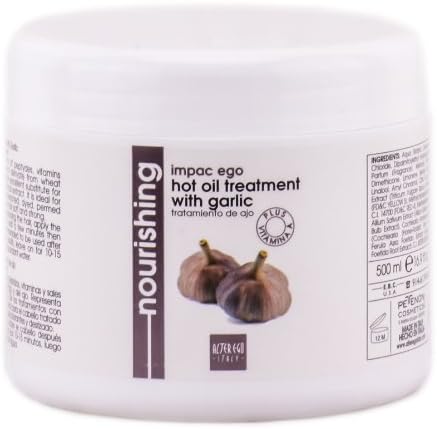Alter EGO Hot Oil Treatment with Garlic "New" 500ml / 16.9oz by Alter Ego Italy