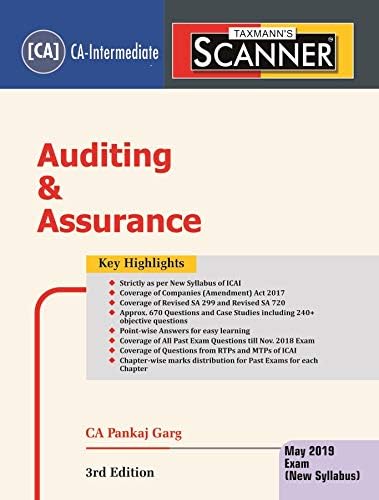 SCANNER-AUDITING & ASSURANCE Unknown Binding – 2018