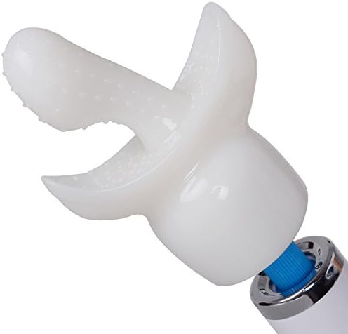 Magic Wand Attachments for Women Girl, FDA Approved Smooth Silicone Massager Attachment Generic Female Accessory for Standard Massage Wand, Personal Accessories Power Sensation For Her, White
