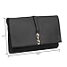 b.m.c BMC Womens Fashionable Faux Leather Large Envelope Style Statement Clutch