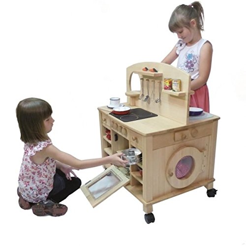 Kinder-Spielküche Cinderella 2050 - 4-seitig bespielbar - mit 4 Feststellrollen – Bild 7