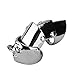 Gothic Punk Rock 55mm Long Armor Ring Silver