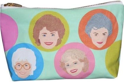 Golden Girls Pop Zipper Pouch and Makeup Bag – Illustrated and Handmade in the USA