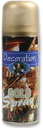 175ml Gold Christmas Spray Xmas Display Decorating Decorations And Displays