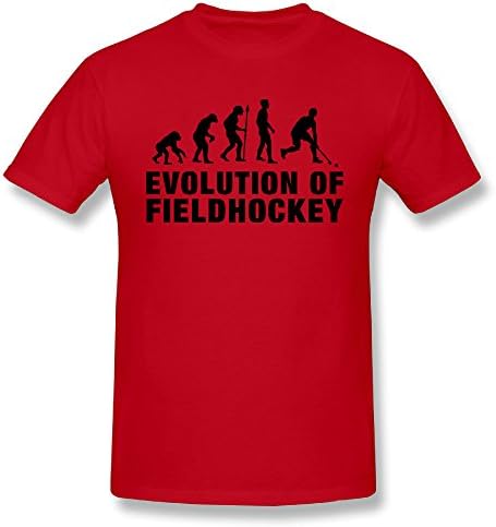 TTCCKY Men's T-Shirt Field Hockey Evolution Red S