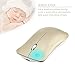 Ultra Thin 2.4GHz Wireless Mouse Rechargeable Silent Click Optical Slim Cordless Mice with USB Receiver 3 Adjustable DPI 4 Buttons for Laptop PC Computer Mac Macbook (Gold)thumb 2