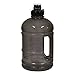 1/2 Gallon (64 oz.) Plastic Sports Water Bottle w/Pop Cap - Black