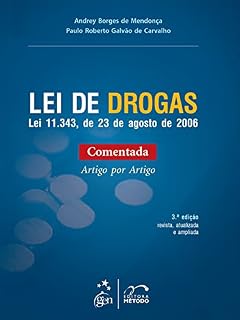 Livro Lei de Drogas - Comentada - artigo por artigo