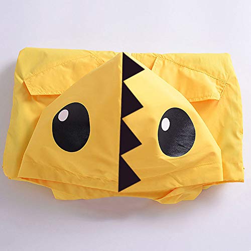 image for Birdfly Unisex Kids Animal Raincoat Cute Cartoon Jacket Hooded Zip Up 