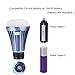 SlimK 2 Pack Portable LED Lantern Tent Light Bulb for Camping Hiking, Battery Powered Camping Equipment for Outdoor & Indoor (grey)