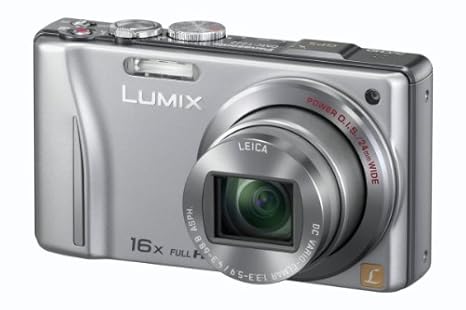 Panasonic Lumix DMC-TZ22EG-S Digitalkamera (14 Megapixel, 16-fach opt. Zoom, 7,5 cm (3 Zoll) Touch LC-Display, GPS, Full HD, 