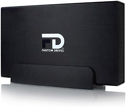 FD 8TB External Hard Drive - USB 3.2 Gen 1 - 5Gbps & eSATA & FireWire - GForce 3 Aluminum - Black - Compatible with Mac/Windows/PS4/Xbox (GF8000QU3) by Fantom Drives