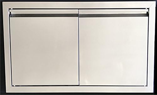32" DOUBLE WALLED ACCESS DOOR OUTDOOR KITCHEN / BBQ ISLAND 304 STAINLESS STEEL