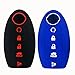 Coolbestda 2Pcs Silicone Key Fob Cover Holder Remote Case Protector for 2017 2018 2019 2020 2021 Nissan Rogue Murano Altima Sedan Pathfinder Maxima KR5S180144014