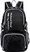 Backpack - Lightweight Backpacks for Travel Hiking - Daypack for Women Men (Black)