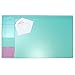 There`s 21 X 13 Inch Desk Pad with AHZOA 14 Monthly Calendar Cards (Cool Mint)