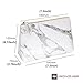 Joyful 3PCS White Marble Cosmetic Bag Set Women Casual Makeup Pouch Toiletry Organizer Case Pouch Storage Makeup Brushes Bag