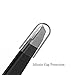 RUBEXX Precision Eyebrow Tweezers for Women Men Professional Stainless Steel Slant Tip Tweezers for Plucking Chin Facial Ingrown Hair Removal Anti Slip