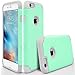 iPhone 6 Plus Case, iPhone 6S Plus Case (5.5 inch) by AMC,Case for Apple iPhone 6 Plus / 6S Plus 5.5 inch 2-Piece Style Hybrid Hard Cover, (Turquoise/grey)