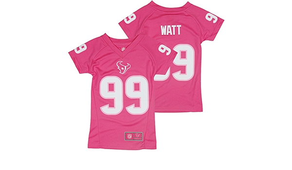 pink toddler texans jersey