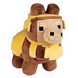 JINX Minecraft Happy Explorer Baby Llama Plush Stuffed Toy, Brown, 6.5