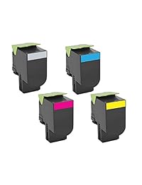 Lexmark cs417 cs517 cx417 cx517 8 K 6 K negro 3.5 K colores tóner compatible 71b0h10, 71b1hk0, 71b0h20, 71b1hc0, 71b0h30, 71b1hm0, 71b0h40, 71b1hy0, 71b0 X 10, 71b1 X K0